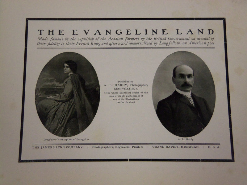 EARLY 1900'S THE EVANGELINE LAND VIEW BOOK - GREAT PHOTOS - J 2075