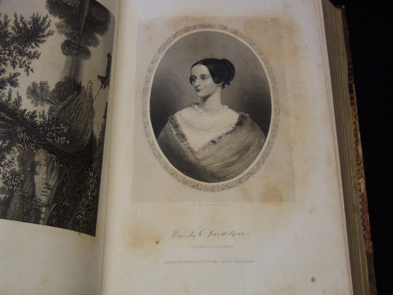1857 THE LADIES' REPOSITORY MAGAZINE BOUND VOLUME - NICE ENGRAVINGS - KD 7885