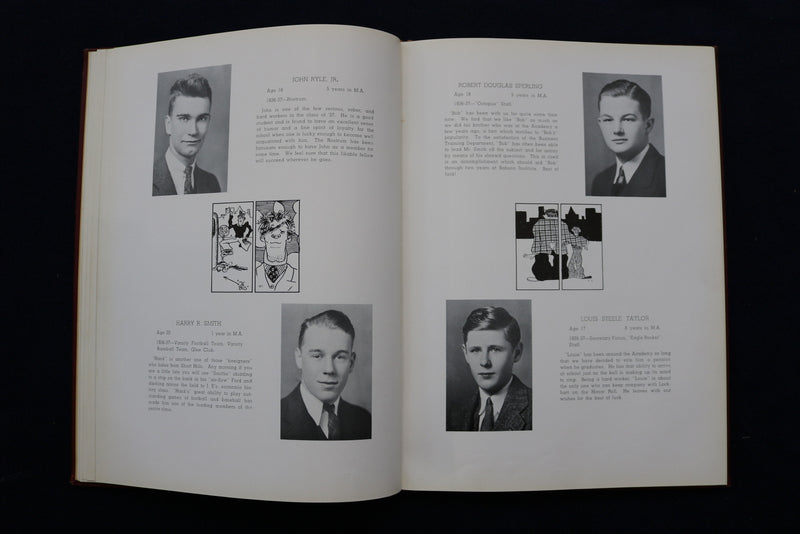 1937 OCTOPUS MONTCLAIR ACADEMY SCHOOL YEARBOOK - MONTCLAIR, NJ - YB 3453