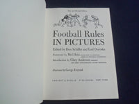 1964 FOOTBALL RULES IN PICTURES MAGAZINE - PROFESSSIONAL AND COLLEGE - SP 6481A