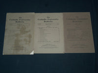 1918-1920 THE CATHOLIC UNIVERSITY BULLETIN LOT OF 18 DIFFERENT ISSUES - O 287