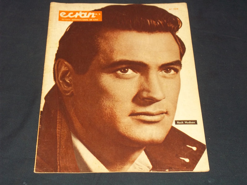 1960 JANUARY 5 ECRAN SPANISH MAGAZINE - ROCK HUDSON COVER - E 26059