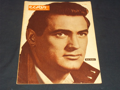 1960 JANUARY 5 ECRAN SPANISH MAGAZINE - ROCK HUDSON COVER - E 26059