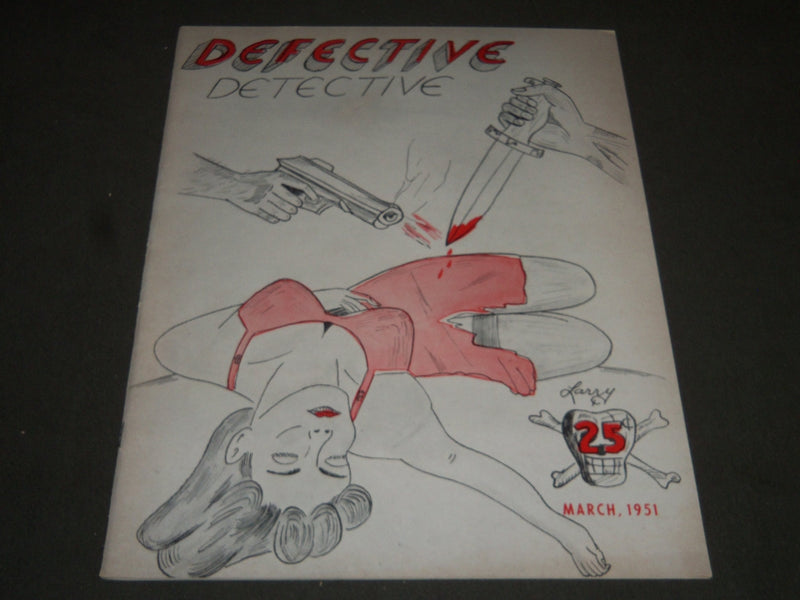 1951 MARCH DEFECTIVE MAGAZINE - NICE COVER & PHOTOS - ST 4976