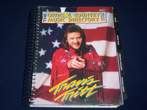 1993 THE OFFICIAL COUNTRY MUSIC DIRECTORY - TRAVIS TRITT COVER- PHOTOS - J 1983