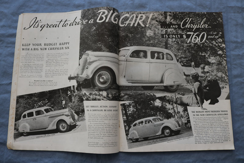 1935 DECEMBER 7 COLLIER'S MAGAZINE- GREAT COVER, STORIES, PHOTOS, ADS - SP 4785A