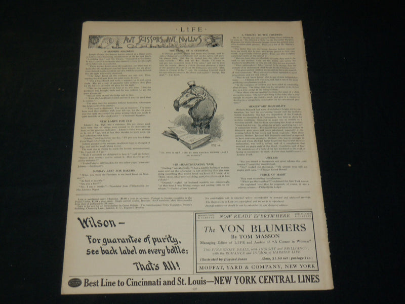 1906 DECEMBER 13 LIFE MAGAZINE - NICE COVER - JAMES M. FLAGG ILLUS. - B 4590A