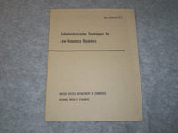 1954 SUBMINIATRURIZATION TECHNIQUES FOR LOW-FREQUENCY RECEIVERS - J 6291
