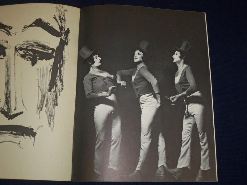 1976 EINE GESTALT NAMENS BIP GERMAN THEATRE PROGRAM - MARCEL MARCEAU - J 1815