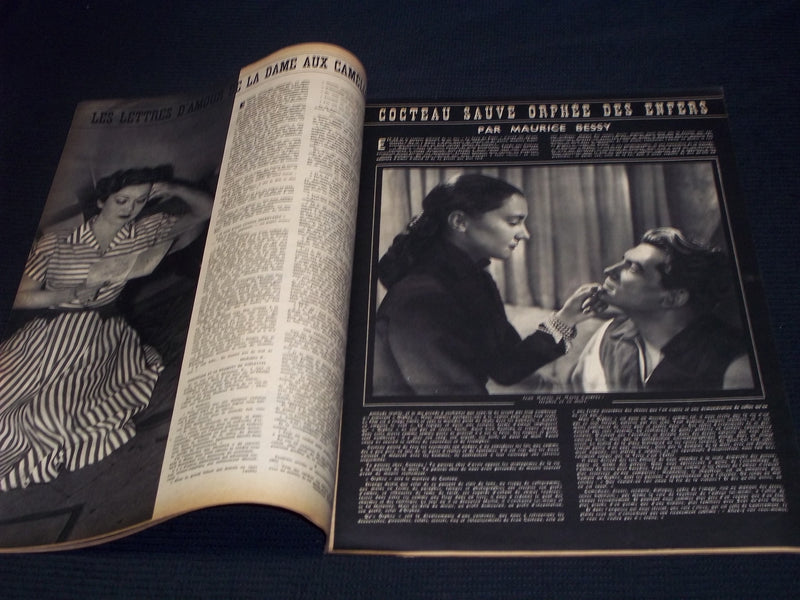 1950 MARCH 20 CINEMONDE MAGAZINE - FEUILLERE & BERTHIER COVER - E 24834