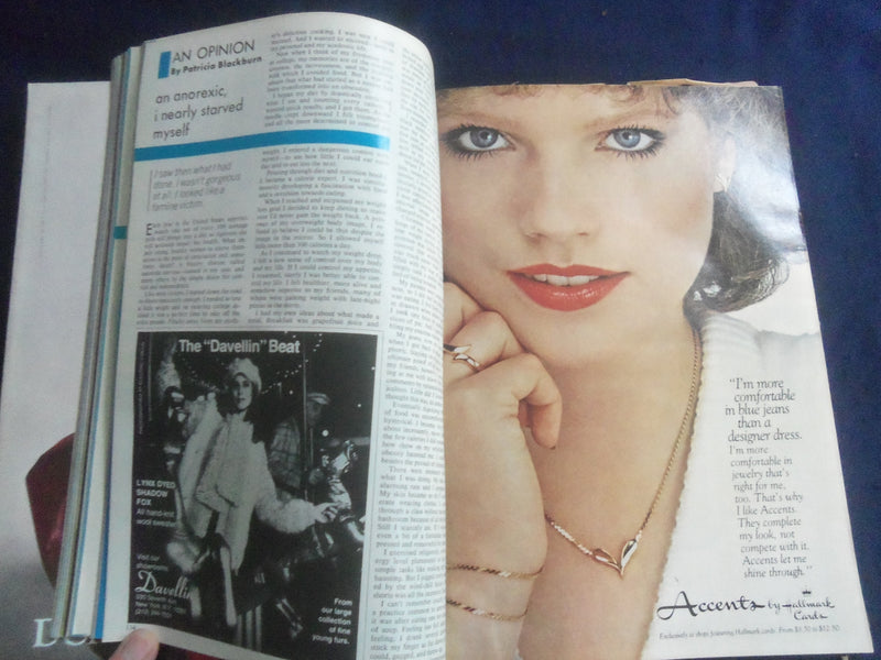 1979 OCTOBER MADEMOISELLE MAGAZINE - GREAT COVER MODEL, FASHION & ADS - B 4165H