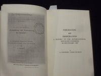 1980 ON JEWS, AMERICA AND IMMIGRATION HARDCOVER BOOK-SIGNED URI HERSCHER-KD 8467
