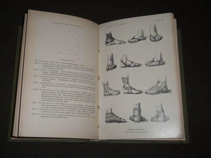 1894 PRIMITIVE TRAVEL AND TRANSPORTATION BY OTIS TUFTON MASON - PLATES - KD 4817