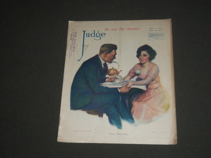 1919 APRIL 5 JUDGE MAGAZINE - TEA SPOONS - ST 5424