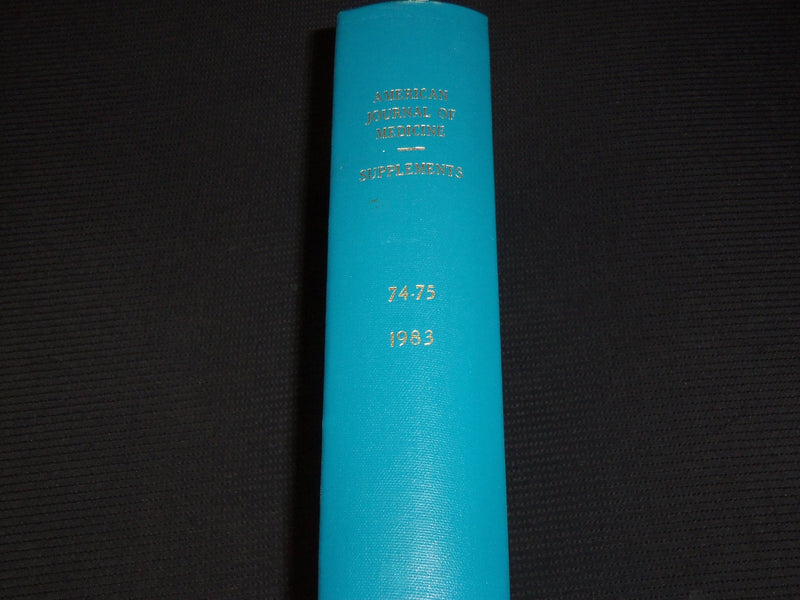 1983 THE AMERICAN JOURNAL OF MEDICINE MAGAZINE BOUND VOLUME - KD 6132O