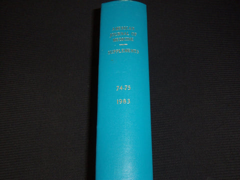 1983 THE AMERICAN JOURNAL OF MEDICINE MAGAZINE BOUND VOLUME - KD 6132O