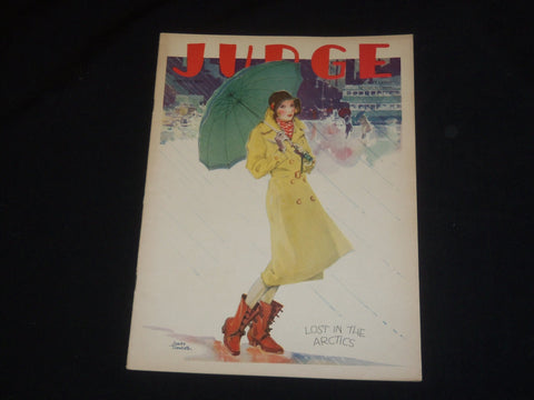 1932 MARCH 5 JUDGE MAGAZINE - LOST IN THE ARCTICS - ST 5723