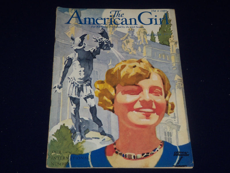 1931 MARCH THE AMERICAN GIRL MAGAZINE - COCA-COLA AD BACK COVER - SP 2563