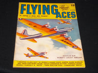 1941 AUGUST FLYING ACES MAGAZINE ILLUSTRATED FRONT COVER - E 152
