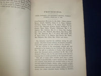 1904 WORCESTER SOCIETY OF ANTIQUITY PROCEEDINGS - NUMBER 1, VOLUME 20 - J 4606