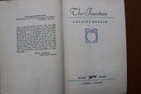 1932 THE FOUNTAIN HARDCOVER BOOK BY CHARLES MORGAN - KD 9608