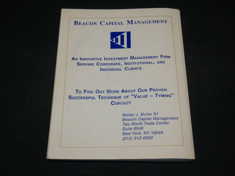 1989 MARITIME COLLEGE ROSTER OF ALUMNI ASSOCIATION + 4 REPORTS - J 5944