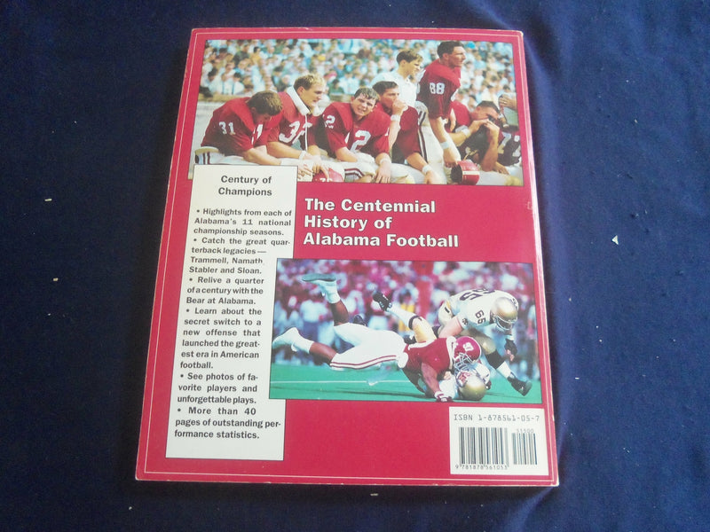 1991 CENTURY OF CHAMPIONS MAGAZINE - UNIVERSITY OF ALABAMA FOOTBALL - SP 1220I