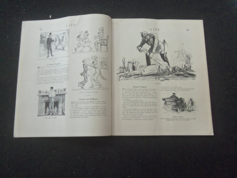 1914 NOVEMBER 12 LIFE MAGAZINE - INDIAN SUMMER - L 760G