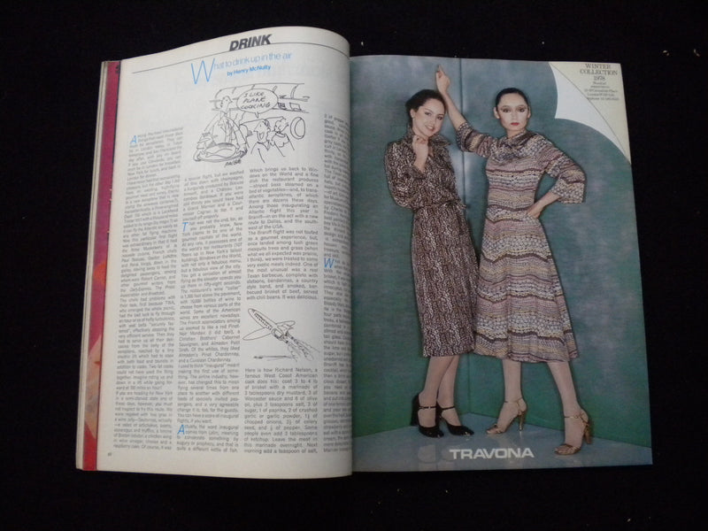 1978 AUGUST VOGUE MAGAZINE - BRITISH EDITION - SHAUN CASEY COVER - SP 1533H