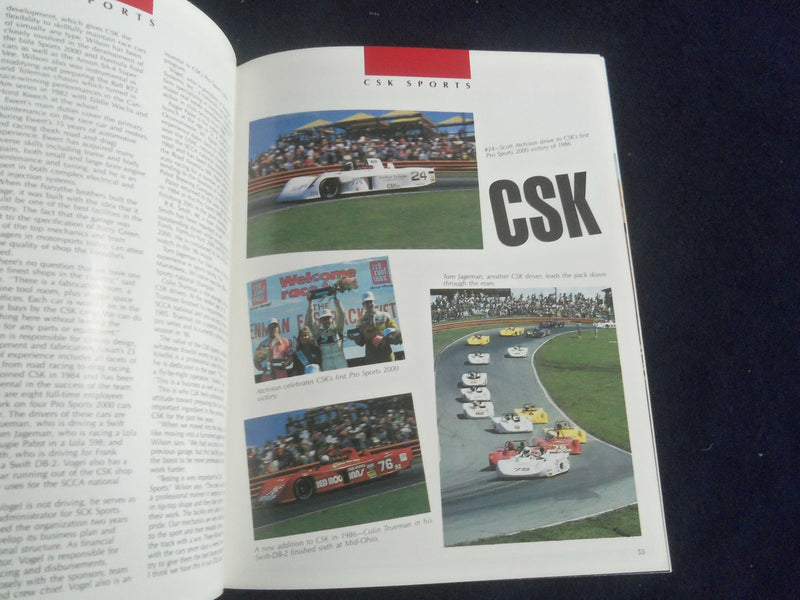 1986 AUGUST 29-31 ESCORT RADAR WARNING 200 RACING PROGRAM - CART INDY - SP 3929L