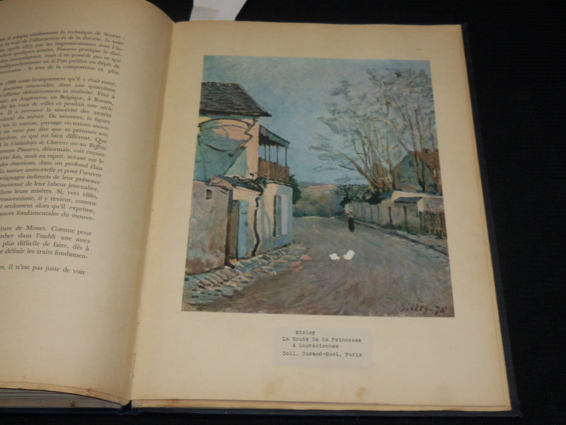 1939 MONET SISLEY PISSARRO BOOK BY PIERRE FRANCASTEL - FRENCH - PRINTS - R 732P