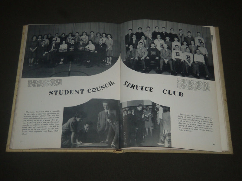 1943 THE PURPLE BOGOTA HIGH SCHOOL YEARBOOK - NEW JERSEY - PHOTOS - YB 959