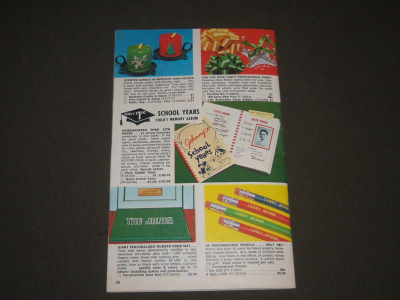 1966 SPENCER GIFTS OF WHITEHALL SOFTCOVER CATALOGUE - J 2462