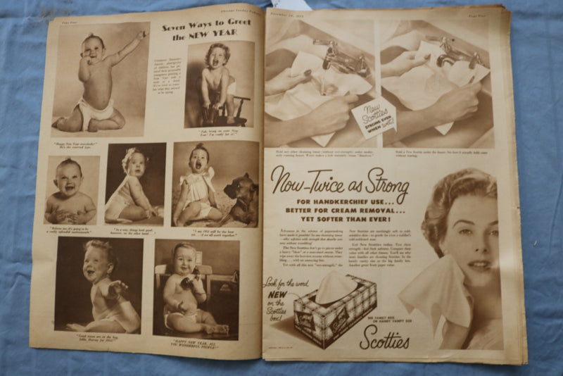 1952 DECEMBER 28 CHICAGO TRIBUNE PICTURE SECTION-IROQUOIS THEATRE FIRE - NP 9198
