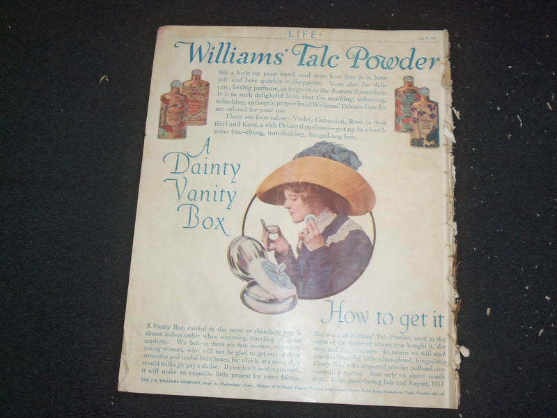 1911 JUNE 29 LIFE MAGAZINE - FOURTH OF JULY NUMBER - ST 6458