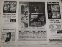 1956 WHILE THE CITY SLEEPS MOVIE CAMPAIGN BOOK DANA ANDREWS & FLEMING - P 24