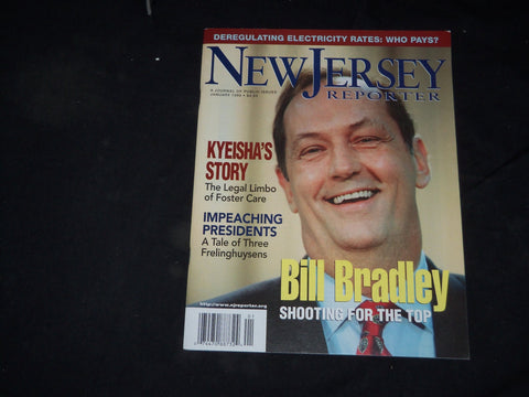 1999 JANUARY NEW JERSEY REPORTER MAGAZINE - BILL BRADLEY COVER - B 202