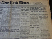 1929 DEC 9 NEW YORK TIMES - U. S. WILL SIGN PAPERS AT GENEVA TODAY - NT 6563