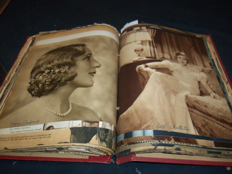 HUGE MOVIE STAR SCRAPBOOK - LOADED - BARRYMORE - COOPER - 11A