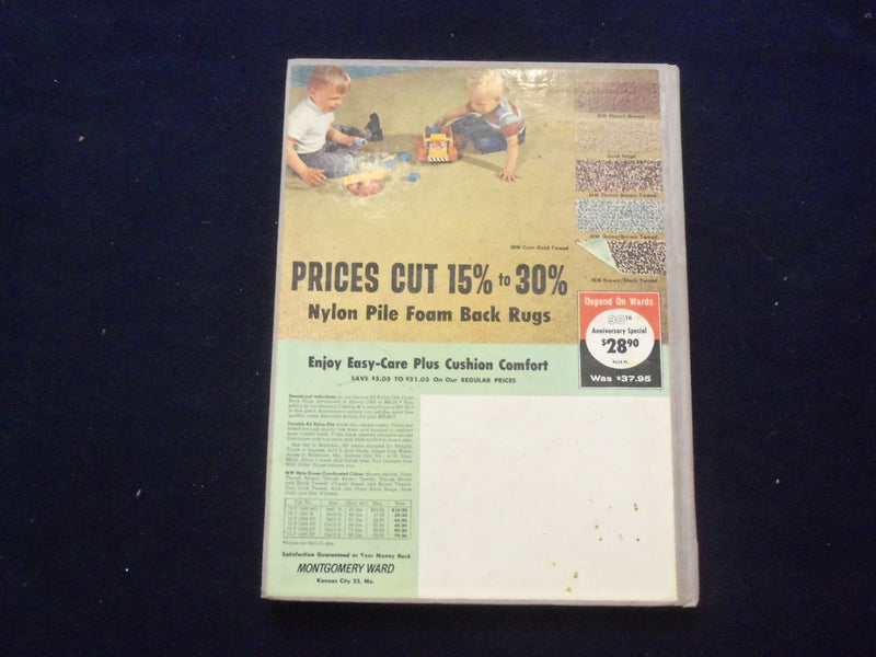 1962 MONTGOMERY WARD 90TH ANNIV. SALE CATALOG -HARDCOVER- KANSAS CITY,MO - R 96B