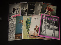 1951-1964 BALLET & OPERA CALENDAR LOT OF 11 DIFFERENT - O 2596V