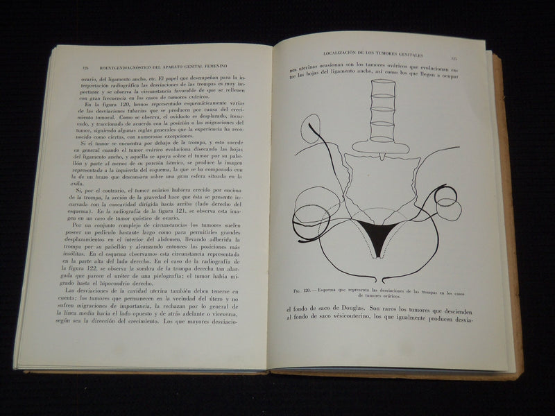 1953 ROENTGENDIAGNOSTICO DEL APARATO GENITAL FEMENINO BY JUAN ZORRILLA - J 7421