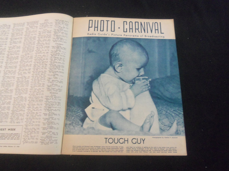 1938 FEBRUARY 12 RADIO GUIDE MAGAZINE - JANE PICKENS COVER - SP 9517J
