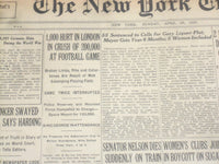 1923 APRIL 29 NEW YORK TIMES - WEMBLEY STADIUM OPENS, 1,000 HURT - NT 8347