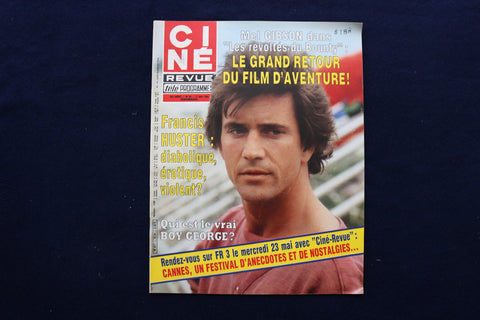 1984 MAY 17 CINE REVUE MAGAZINE - MEL GIBSON-PIERCE BROSNAN COVER - E 11942