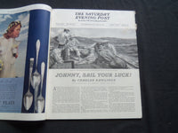 1937 MAY 22 THE SATURDAY EVENING POST MAGAZINE - ILLUSTRATED COVER - SP 1694