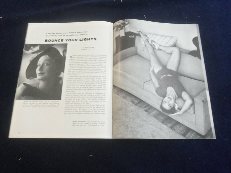 1954 MARCH ART PHOTOGRAPHY MAGAZINE - NICE PHOTOGRAPHS & STORIES - SP 7491Q