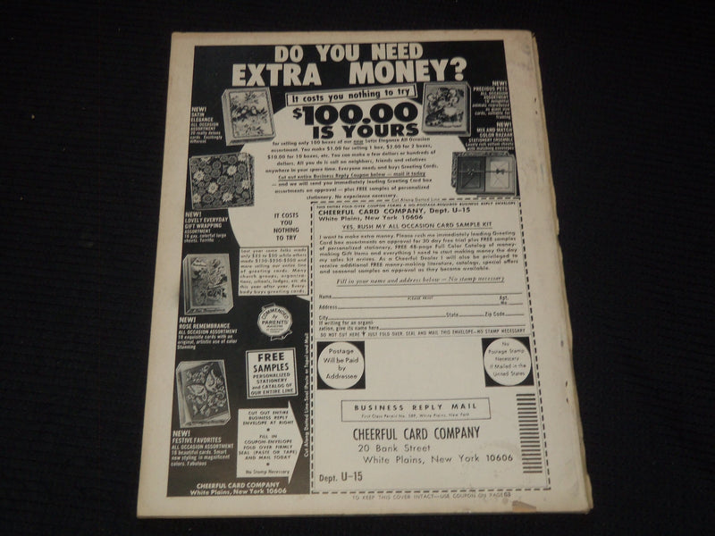 1969 APRIL TV-MOVIES TODAY MAGAZINE - JACKIE KENNEDY COVER - E 16273