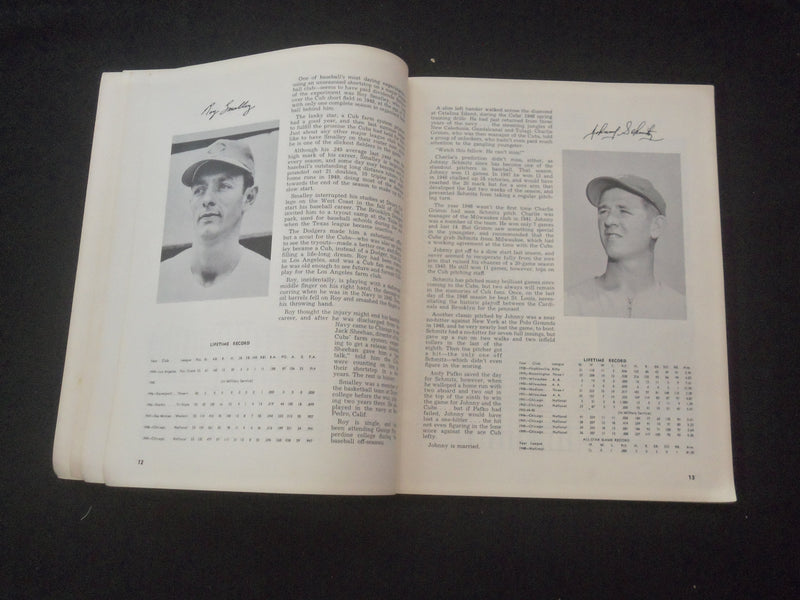 1950 CHICAGO CUBS YEAR BOOK - J 7850