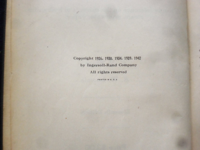 1942 CAMERON HYDRAULIC DATA HARDCOVER BOOK BY G.V. SHAW & A.W. LOOMIS - KD 8488